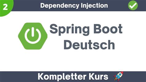 Spring Boot Dependency Injection Spring Boot Tutorial Deutsch YouTube