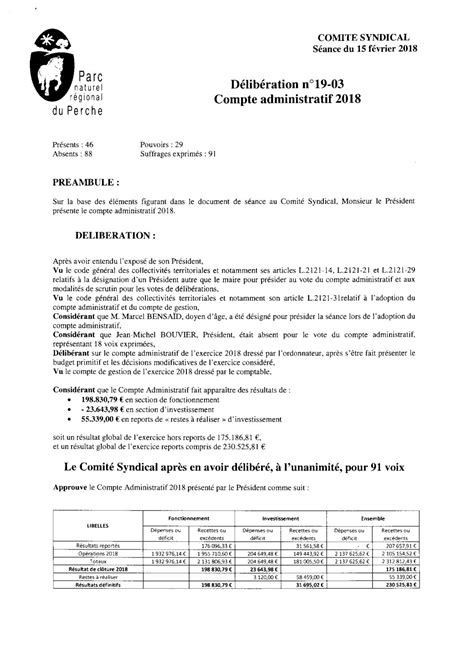 Calaméo 19 03 Compte Administratif 2018