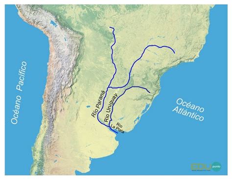 Mapa Del Rio Parana