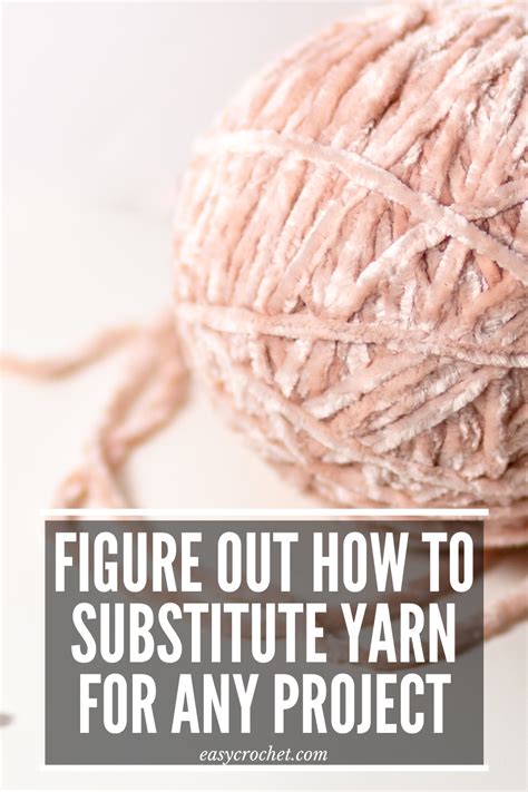 Yarn Substitution Calculator For Patterns Easy Crochet Patterns