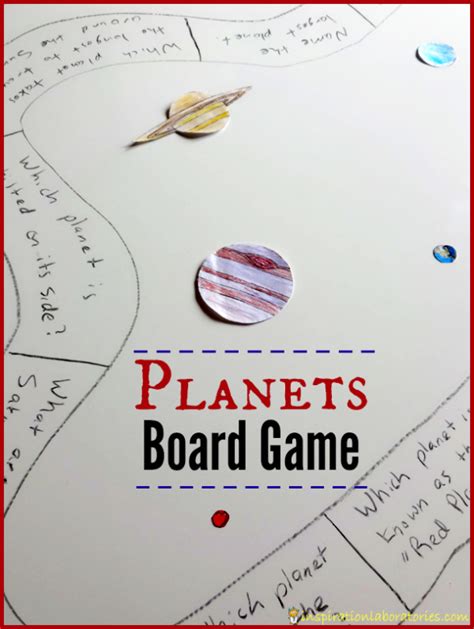 Solar System Game Board Printable