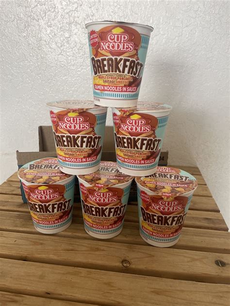 Nissin Cup Noodles Breakfast Flavor Ramen Noodles 293 Oz 6 Cups