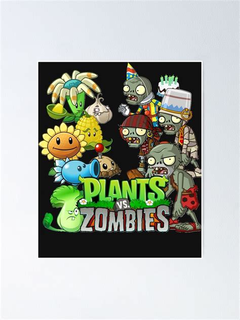 "Plants VS Zombies " Poster for Sale by Jairarcia | Redbubble