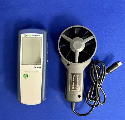 Digi Sense Vane Thermo Anemometer W Nist Cal Cfm Cmm For Sale