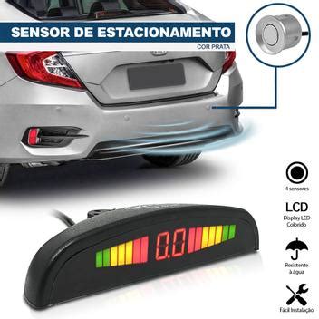 Sensor De R Estacionamento Prata Aviso Sonoro Ford Ranger