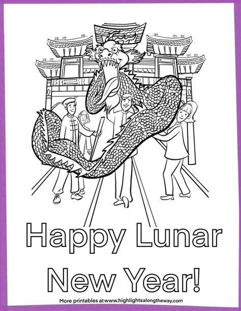 Lunar New Year Coloring pages