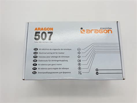 TOW BAR | ARAGON | 507 | 7 PIN | ISO | NORM 1724 | FULL TOW BAR | WIRE ...