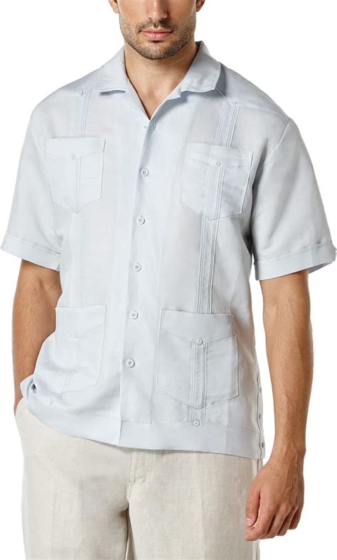 Cubavera Men S Short Sleeve Traditional Cuban Camp Guayabera Shirt