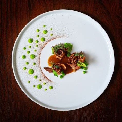 Lamb shoulder, black garlic powder, peas and jus 🍖🍴 by Michelle Tran (@cookingwithmamam… | Food ...