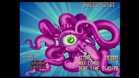 Ss Game Marvel Super Heroesarcade Shuma Gorath Youtube