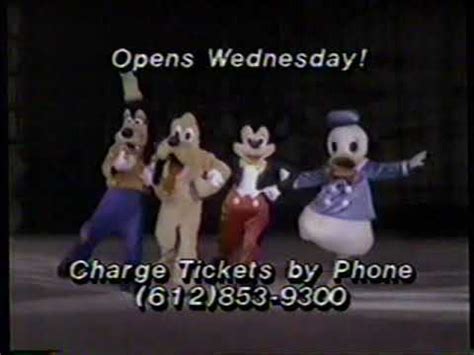 1989 Walt Disney S World On Ice Mickey S Diamond Jubilee TV