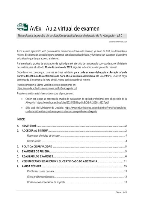 Pdf Manual Para La Prueba De Evaluaci N De Aptitud Para El