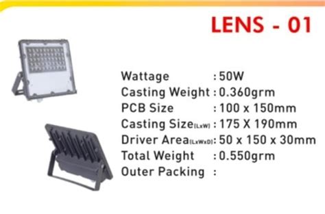 All Color Outdoor W Slim Led Flood Light Lens At Best Price In Surat