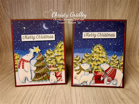 Beary Christmas Dsp And Warm Wishes Cards And Envelopes Cards Christys