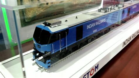 Model Of Indian Railways New WAG 12 Locomotive At IITF 2017 4K YouTube