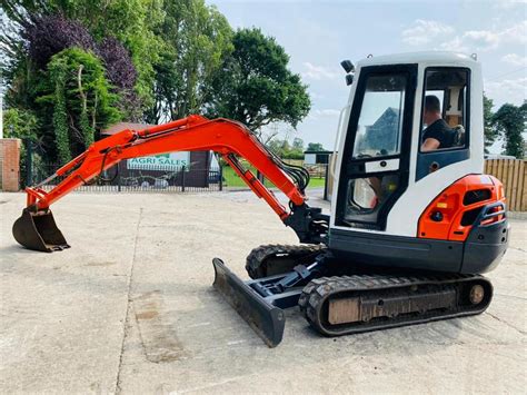 Kubota Kx Tracked Excavator C W Front Blade