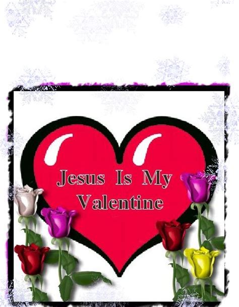 Christian Images In My Treasure Box Jesus Is My Valentine Printable Card