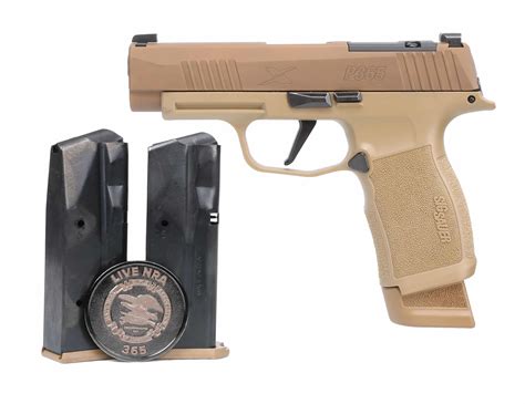 Sig Sauer Exclusive P365 Xl Nra Edition 9mm Pistol 17 1 Coyote 365xl 9 Cxr3p Nra City