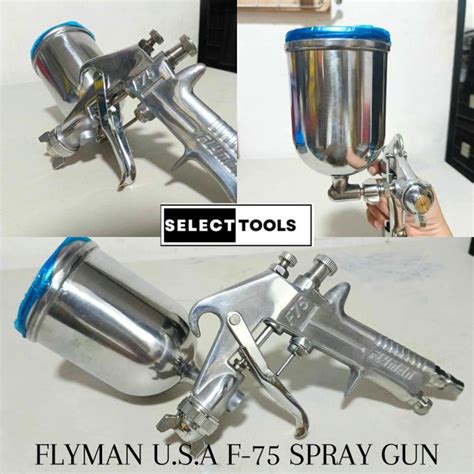 Flyman F75 Pneumatic Spray Gun Gravity Type Heavy Duty Lazada Ph