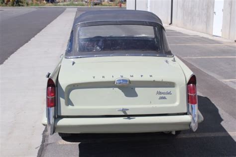 RARE 1966 TRIUMPH HERALD CONVERTIBLE LEFT HAND DRIVE EXPORT MODEL