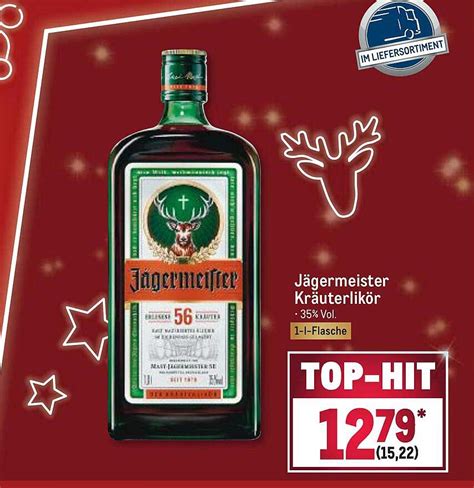 Jägermeister Kräuterlikör Angebot bei METRO 1Prospekte de