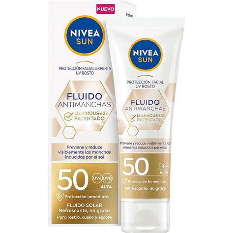 Nivea Protector Solar Facial Fluido Antimanchas Luminous Pf