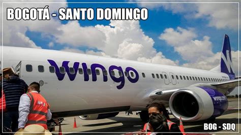 WINGO Bogotá Santo Domingo Boening 737 800 YouTube