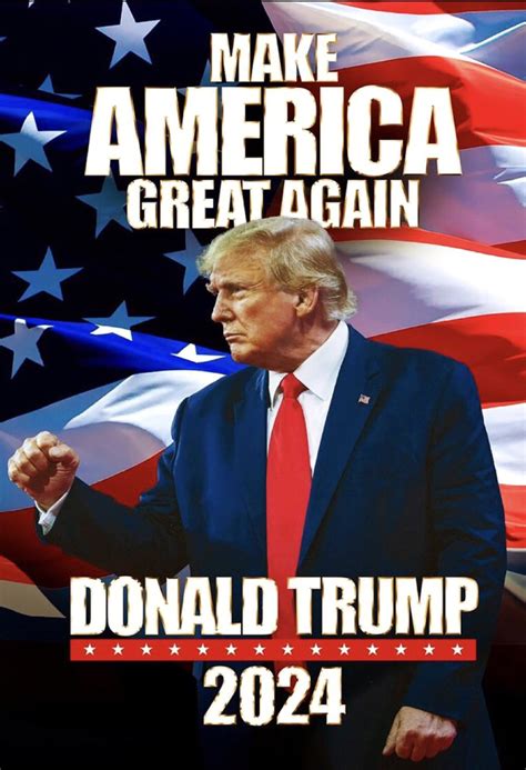 Trump 2024 Poster Display Your Support With Pride