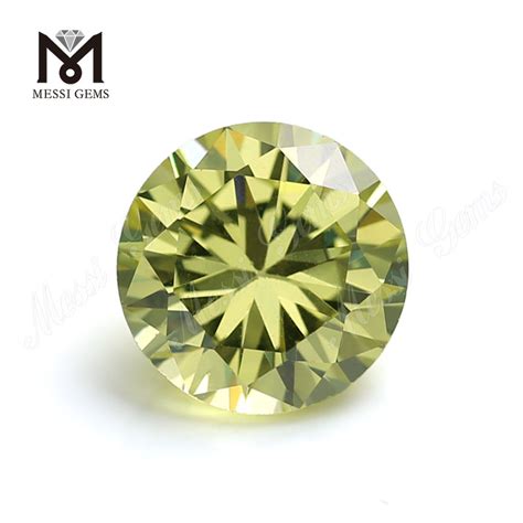 Wholesale Price Synthetic Cz Gemstone Round Facets Loose Cubic Zirconia