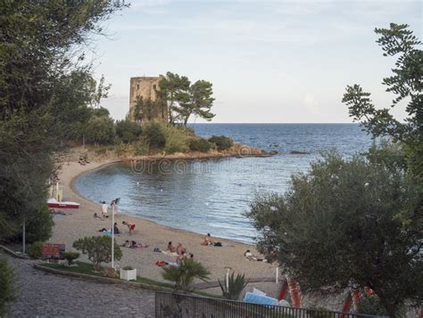 Santa Maria Navarrese Sardinia Italy September View Of