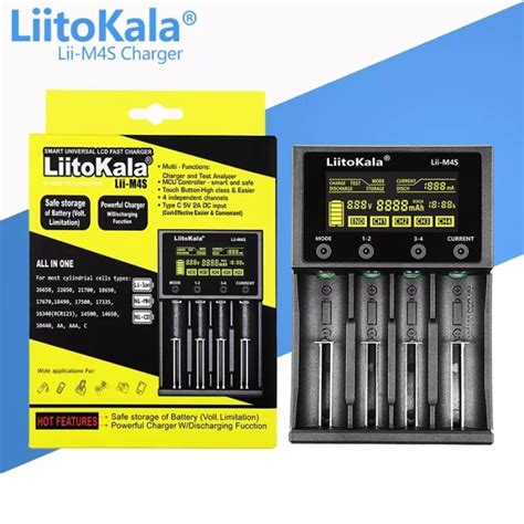 Jual LiitoKala Lii M4S SMART CHARGER BATERAI 18650 21700 2A TEST