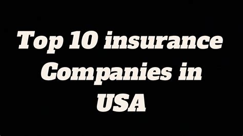 Top Ten Insurance Companies In Usa By Policy Pointer Comprehensive Guide And Reviews For 2024