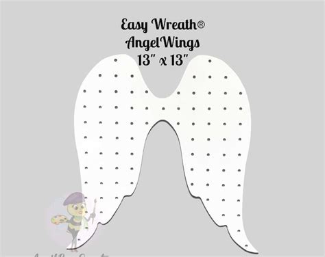 Angel Wings Wreath Board Easy Wreath Angel Wings Etsy