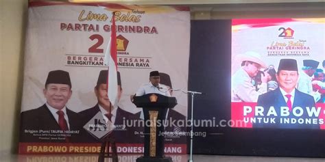 Hut Gerindra Ke 15 Yudha Kontestasi Politik 2024 Bukan Medan