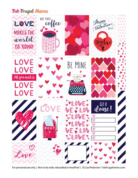 Valentine Day Stickers Printable Printable Word Searches