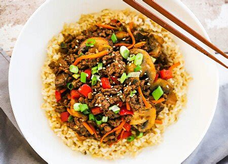 Laura S Lean Korean Ground Beef Stir Fry