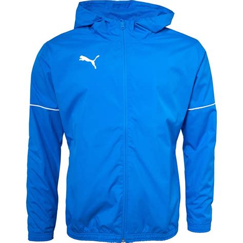 Buy Puma Mens Teamgoal Rain Jacket Electric Blue