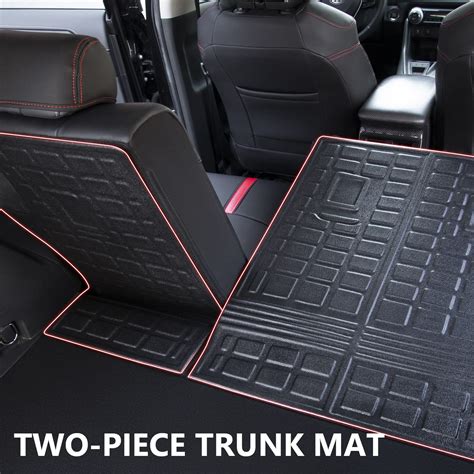 Xipoo Fit 2019 2022 Toyota RAV4 Trunk Mat Rear Cargo Liners Back Seat