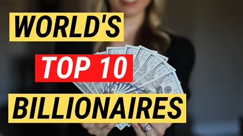 Worlds Top 10 Billionaires 2020 Youtube