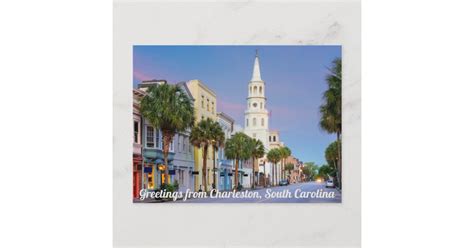 Greetings From Charleston South Carolina Postcard Zazzle