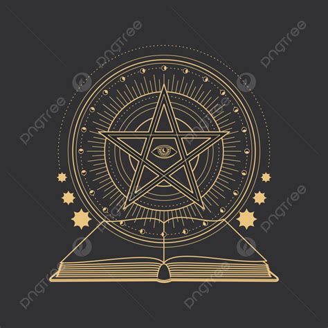 Pentagram Occult Esoteric Magic Tarot Astrology Evil Occult Png And