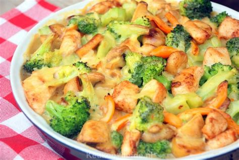 Broccoli Ovenschotel Met Kip Champignons En Krieltjes Keukenliefde