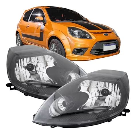 Par Farol Ford Ka Máscara Negra 08 09 10 11 12 2013 Black