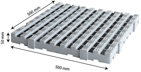 BOBET Matériel Caillebotis 500 x 500 gris Spécialiste pour la
