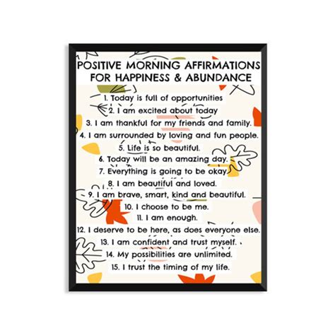 Morning Affirmations for Happiness Digital - Etsy