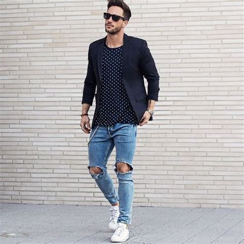 15 Chic Jeans And A Blazer Outfits For Men Styleoholic