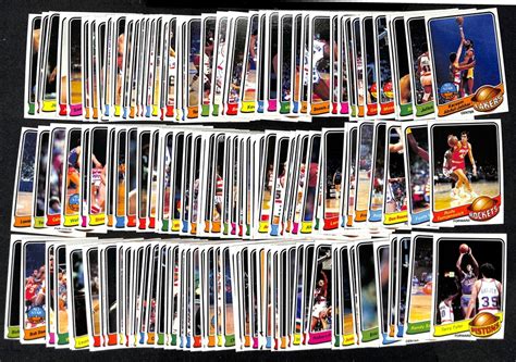 Lot Detail Topps Basketball Complete Set Of Cards W