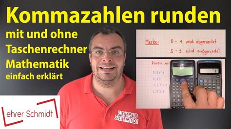 Kommazahlen Runden Zahlen Runden Mit And Ohne Taschenrechner Mathematik Lehrerschmidt