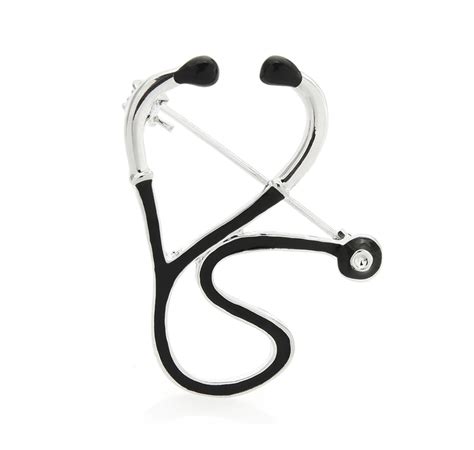 Stethoscope Brooch Shade Basic