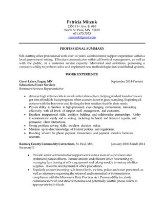 Official 20Mitzuk 20Resume 1 PDF